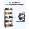 image:imageVEVOR 3D Printer Filament Storage Rack 5 Tier Heavy Duty Storage Shelves for 3D Printing Filaments Filament Spool Holders Racks for 3D Printing Studio Home Studio Office Workshop Shelf Only5Tier