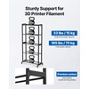 image:imageVEVOR 3D Printer Filament Storage Rack 5 Tier Heavy Duty Storage Shelves for 3D Printing Filaments Filament Spool Holders Racks for 3D Printing Studio Home Studio Office Workshop Shelf Only5Tier