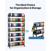 image:imageVEVOR 3D Printer Filament Storage Rack 5 Tier Heavy Duty Storage Shelves for 3D Printing Filaments Filament Spool Holders Racks for 3D Printing Studio Home Studio Office Workshop Shelf Only7Tier