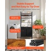 image:imageVEVOR 4 Tiers Laundry Sorter Tall Laundry Hamper with Shelves and Hooks 2 Section Freestanding Basket Organizer Storage with 600D Oxford Cloth Bags and Ladder Shelves for Dirty Clothes Bathroom4 Tiers