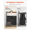 image:imageVEVOR 4 Tiers Laundry Sorter Tall Laundry Hamper with Shelves and Hooks 2 Section Freestanding Basket Organizer Storage with 600D Oxford Cloth Bags and Ladder Shelves for Dirty Clothes Bathroom2 Tiers