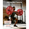 image:imageVEVOR 7FT6FT4FT Olympic Barbell Bar Fits 2Inch Weight Plates Barbell Bar with Knurled Grip for Strength Training Weightlifting Squat Deadlift Bench Press Curl Overhead Press 500lbs700lbs1000lbs Capacity4FT  500LBS