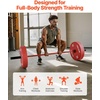 image:imageVEVOR 7FT6FT4FT Olympic Barbell Bar Fits 2Inch Weight Plates Barbell Bar with Knurled Grip for Strength Training Weightlifting Squat Deadlift Bench Press Curl Overhead Press 500lbs700lbs1000lbs Capacity6FT  700LBS
