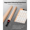 image:imageVEVOR 7FT6FT4FT Olympic Barbell Bar Fits 2Inch Weight Plates Barbell Bar with Knurled Grip for Strength Training Weightlifting Squat Deadlift Bench Press Curl Overhead Press 500lbs700lbs1000lbs Capacity4FT  500LBS