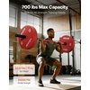 image:imageVEVOR 7FT6FT4FT Olympic Barbell Bar Fits 2Inch Weight Plates Barbell Bar with Knurled Grip for Strength Training Weightlifting Squat Deadlift Bench Press Curl Overhead Press 500lbs700lbs1000lbs Capacity6FT  700LBS