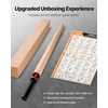 image:imageVEVOR 7FT6FT4FT Olympic Barbell Bar Fits 2Inch Weight Plates Barbell Bar with Knurled Grip for Strength Training Weightlifting Squat Deadlift Bench Press Curl Overhead Press 500lbs700lbs1000lbs Capacity6FT  700LBS