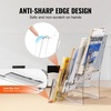 image:imageVEVOR Acrylic Brochure Holder 85 x 11 inch 4Tier Clear Acrylic Literature Display Stand Plastic Literature Organizer Flyer Stand amp Removable Divider for Office Exhibition Countertop or Wall Mount925 x 787 x 1339 in