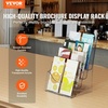 image:imageVEVOR Acrylic Brochure Holder 85 x 11 inch 4Tier Clear Acrylic Literature Display Stand Plastic Literature Organizer Flyer Stand amp Removable Divider for Office Exhibition Countertop or Wall Mount925 x 787 x 1339 in