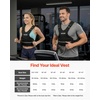 image:imageVEVOR Adjustable Weighted Vest 1120lb2032lbs35lbs40lbs Weight Vest with 6 Ironsand Weights and Reflective Stripe Workout Equipment for Strength Training Running Jogging1120 lbs