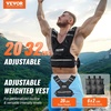image:imageVEVOR Adjustable Weighted Vest 1120lb2032lbs35lbs40lbs Weight Vest with 6 Ironsand Weights and Reflective Stripe Workout Equipment for Strength Training Running Jogging2032 lbs