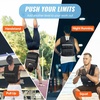 image:imageVEVOR Adjustable Weighted Vest 1120lb2032lbs35lbs40lbs Weight Vest with 6 Ironsand Weights and Reflective Stripe Workout Equipment for Strength Training Running Jogging35 lbs