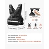 image:imageVEVOR Adjustable Weighted Vest 410lbs2032lbs2440lbs40lbs Comfortable XShape Body Weight Vest Set with 68 Weight Packs and Reflective Stripe for Men Women Workout Equipment for Strength Training Running Jogging2440 lbs