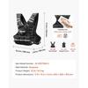 image:imageVEVOR Adjustable Weighted Vest 410lbs2032lbs2440lbs40lbs Comfortable XShape Body Weight Vest Set with 68 Weight Packs and Reflective Stripe for Men Women Workout Equipment for Strength Training Running Jogging2032 lbs