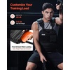 image:imageVEVOR Adjustable Weighted Vest 410lbs2032lbs2440lbs40lbs Comfortable XShape Body Weight Vest Set with 68 Weight Packs and Reflective Stripe for Men Women Workout Equipment for Strength Training Running Jogging40 lbs