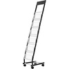 image:imageVEVOR Brochure Display Rack 4Tier Magazine Literature Display Stand with Wheels Movable Floor Standing Magazine Rack Heavy Duty Newspaper Catalog Holders for Shop Exhibitions Office Craft Fairs6Tier 128 W