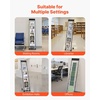 image:imageVEVOR Brochure Display Rack 4Tier Magazine Literature Display Stand with Wheels Movable Floor Standing Magazine Rack Heavy Duty Newspaper Catalog Holders for Shop Exhibitions Office Craft Fairs6Tier 128 W