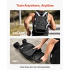 image:imageVEVOR Cast Iron Ruck Weights for Backpack Weight Plate with Smooth Handle Textured Finish for Rucking Hiking Swings Strength Training Weightlifting Fitness Workout45LB