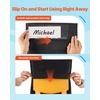 image:imageVEVOR Chair Pockets for Classroom 24 Pack 14 x 15 Inches Chairback Buddy Pocket with Name Tag Back of Chair Organizer for Kids in Classroom Kindergarten School and Home BlackBlack 24 Pack