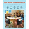 image:imageVEVOR Chair Pockets for Classroom 24 Pack 14 x 15 Inches Chairback Buddy Pocket with Name Tag Back of Chair Organizer for Kids in Classroom Kindergarten School and Home BlackBlack 24 Pack