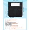 image:imageVEVOR Chair Pockets for Classroom 24 Pack 14 x 15 Inches Chairback Buddy Pocket with Name Tag Back of Chair Organizer for Kids in Classroom Kindergarten School and Home BlackBlack 24 Pack