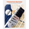 image:imageVEVOR Clothes Drying Rack 2Tier Foldable Laundry Dryer Rack with Sock Clips amp 31 Dry Rods Metal Height Adjustable Drying Racks for Outdoor amp Indoor FreeStanding amp SpaceSaving Hanger White545D x 236W x 394H
