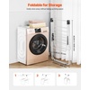 image:imageVEVOR Clothes Drying Rack 2Tier Foldable Laundry Dryer Rack with Sock Clips amp 31 Dry Rods Metal Height Adjustable Drying Racks for Outdoor amp Indoor FreeStanding amp SpaceSaving Hanger White59D x 236W x 417H