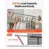image:imageVEVOR Clothes Rack Rolling Clothing Garment Rack Extendable Carbon Steel Clothing Racks with Wheels for Bedroom Laundry Living RoomModern
