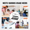 image:imageVEVOR Coil Binding Machine Manual Book Maker 34Holes Binding 120 Sheets Punch Binder with Adjustable Side Margin for Letter Size A4 A5Coil Binding