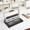 image:imageVEVOR Coil Binding Machine Manual Book Maker 34Holes Binding 120 Sheets Punch Binder with Adjustable Side Margin for Letter Size A4 A5Coil Binding