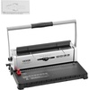 image:imageVEVOR Coil Binding Machine Manual Book Maker 34Holes Binding 120 Sheets Punch Binder with Adjustable Side Margin for Letter Size A4 A5Coil Binding