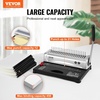 image:imageVEVOR Coil Binding Machine Manual Book Maker 34Holes Binding 120 Sheets Punch Binder with Adjustable Side Margin for Letter Size A4 A5Comb Binding