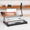image:imageVEVOR Coil Binding Machine Manual Book Maker 34Holes Binding 120 Sheets Punch Binder with Adjustable Side Margin for Letter Size A4 A5Comb Binding
