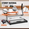 image:imageVEVOR Coil Binding Machine Manual Book Maker 34Holes Binding 120 Sheets Punch Binder with Adjustable Side Margin for Letter Size A4 A5Comb Binding