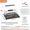 image:imageVEVOR Coil Binding Machine Manual Book Maker 34Holes Binding 120 Sheets Punch Binder with Adjustable Side Margin for Letter Size A4 A5Electric Binding
