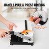 image:imageVEVOR Coil Binding Machine Manual Book Maker 34Holes Binding 120 Sheets Punch Binder with Adjustable Side Margin for Letter Size A4 A5Wire Binding