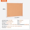 image:imageVEVOR Cork Board for Walls DoubleSided Cork 24 x 18 Bulletin Board Vision Board Push Pin Board with Framed for Office Home and School120 x 90