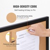 image:imageVEVOR Cork Board for Walls DoubleSided Cork 24 x 18 Bulletin Board Vision Board Push Pin Board with Framed for Office Home and School24 x 36