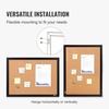image:imageVEVOR Cork Board for Walls DoubleSided Cork 24 x 18 Bulletin Board Vision Board Push Pin Board with Framed for Office Home and School24 x 36