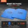 image:imageVEVOR Curved Weight Vest Plates 575875145 LB Pairs Premium Steel Tactical Weighted Plates for Vest Ergonomic Design for Strength Endurance Training Running Jogging Fitness Heavy Workouts575LB2 Curved Plates