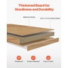image:imageVEVOR Desktop Bookshelf Storage Organizer with 5 Shelves for Computer Desk Wooden Shelf Desk Hutch with AntiSlip Feet Pads Desk Top Display Rack for Office Home amp Dorm WhiteWood