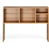 image:imageVEVOR Desktop Bookshelf Storage Organizer with 5 Shelves for Computer Desk Wooden Shelf Desk Hutch with AntiSlip Feet Pads Desk Top Display Rack for Office Home amp Dorm WhiteWood