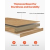image:imageVEVOR Desktop Bookshelf Storage Organizer with 5 Shelves for Computer Desk Wooden Shelf Desk Hutch with AntiSlip Feet Pads Desk Top Display Rack for Office Home amp Dorm WhiteWood