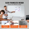 image:imageVEVOR Dry Erase Calendar for Wall 36 x 24 Inches Whiteboard Calendar Monthly Planner Magnetic Dry Erase Board 1 Magnetic Erase amp 2 Dry Erase Marker amp Movable Tray for Restaurant Office Home Schoolwhite glass whiteboard