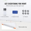 image:imageVEVOR Dry Erase Calendar for Wall 36 x 24 Inches Whiteboard Calendar Monthly Planner Magnetic Dry Erase Board 1 Magnetic Erase amp 2 Dry Erase Marker amp Movable Tray for Restaurant Office Home Schoolwhite hanging whiteboard