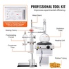 image:imageVEVOR Essential Oil Distillation Equipment 2L Capacity Made with 33 Borosilicate LabQuality Glass Includes a 1000W Heater and 2440 Joint Connections Comprehensive 28Piece Kit500ml  33 pcs Set with 1000W Heating Plate