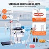 image:imageVEVOR Essential Oil Distillation Equipment 2L Capacity Made with 33 Borosilicate LabQuality Glass Includes a 1000W Heater and 2440 Joint Connections Comprehensive 28Piece Kit500ml  33 pcs Set with 1000W Heating Plate