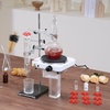 image:imageVEVOR Essential Oil Distillation Equipment 2L Capacity Made with 33 Borosilicate LabQuality Glass Includes a 1000W Heater and 2440 Joint Connections Comprehensive 28Piece Kit500ml  33 pcs Set with 1000W Heating Plate