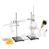 image:imageVEVOR Essential Oil Distillation Equipment 2L Capacity Made with 33 Borosilicate LabQuality Glass Includes a 1000W Heater and 2440 Joint Connections Comprehensive 28Piece Kit500ml  28 pcs Set with 1000W Heating Plate
