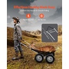 image:imageVEVOR Game Carts for Hunting 300 LBS Deer Cart Game Hauler Hawk Crawler Hawk Hunting All Terrain Folding Cart Deer Hauling HeavyDuty Utility Gear Dolly for Hunting Fishing Hiking500lbs4wheelsAluminum Frame