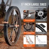 image:imageVEVOR Game Carts for Hunting 300 LBS Deer Cart Game Hauler Hawk Crawler Hawk Hunting All Terrain Folding Cart Deer Hauling HeavyDuty Utility Gear Dolly for Hunting Fishing Hiking500lbs2wheels